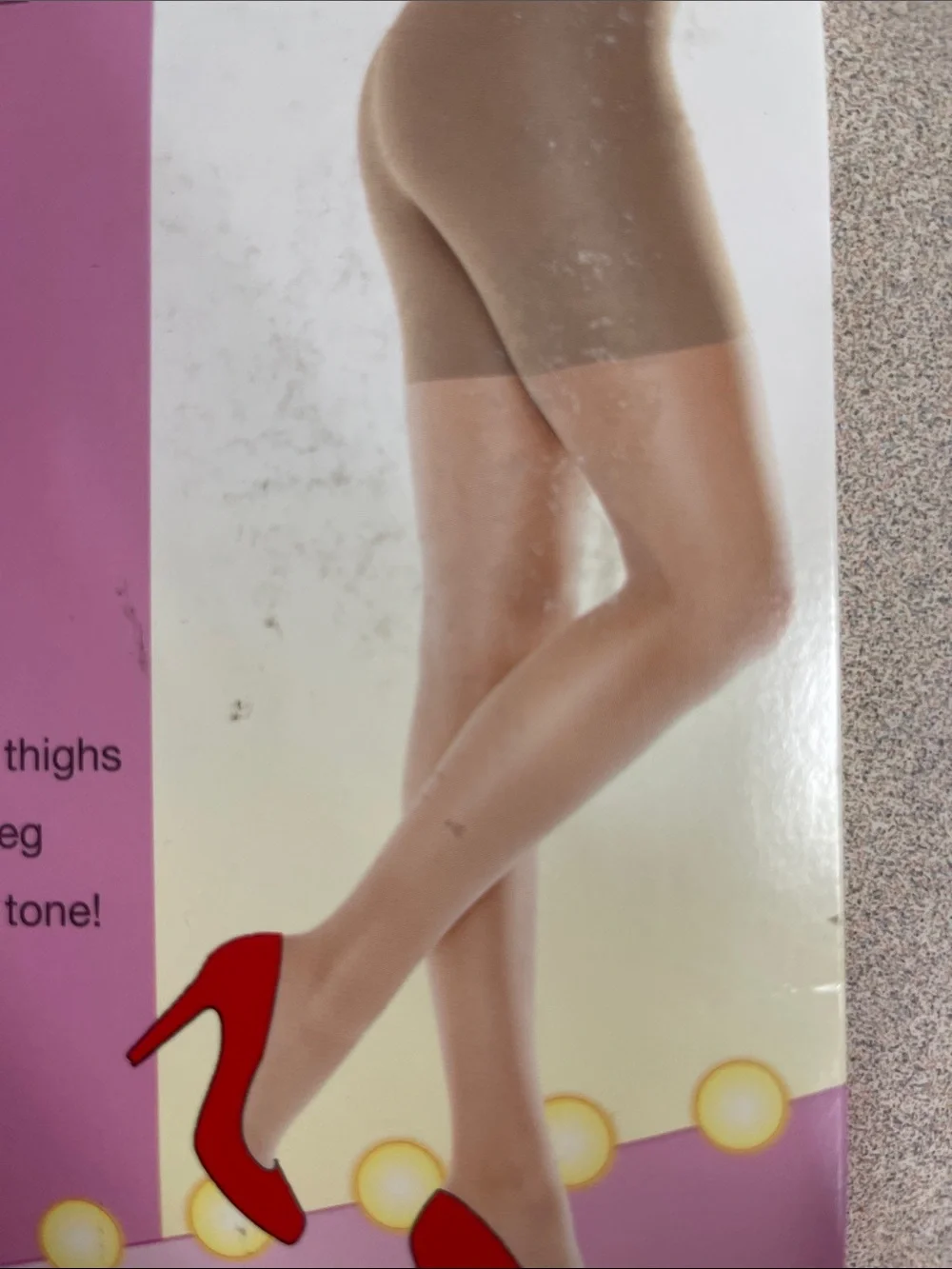 ASSETS by Sara Blakely Shaping Pantyhose Size 1 Black Sheer NOS